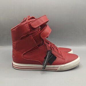 RARE SUPRA TK SOCIETY HIGH TOP SKATEBOARDING SHOES Size 7.5 US Pre-Owned and Goo